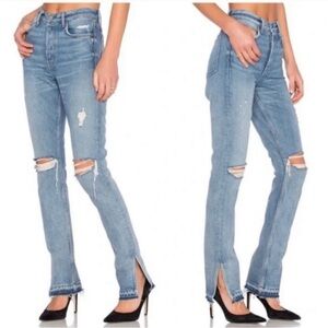 Grlfrnd Natalia Jean High Rise Skinny My Heart Belongs To Me 27 NWOT